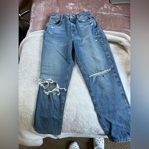 Ripped Wide Legg Zara Jeans